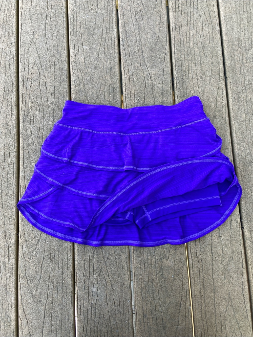 Ideology Purple Athletic Skort Ruffle, Shorts Women’s Size Medium
